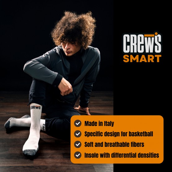 Crew's Smart | Calze per il Basket facili da infilare